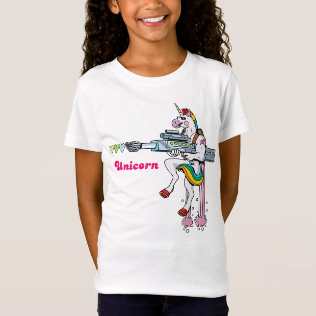 Unicorn Kids T-Shirt (Framsida)