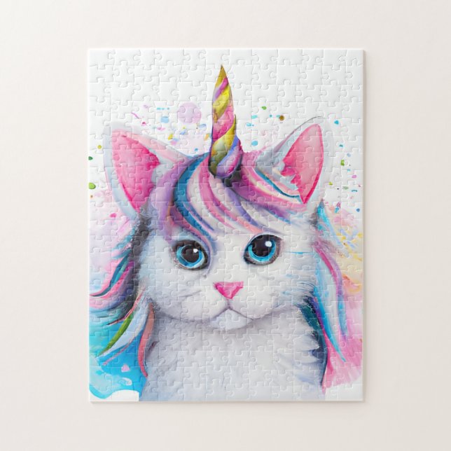 Unicorn Kitten Pussel (Vertikal)