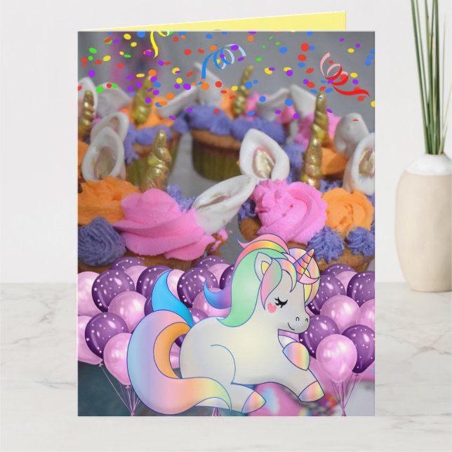 Unicorn-kort Kort (Framsida)