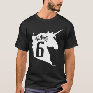 Unicorn - Kristaps Porzingis (vit) T Shirt