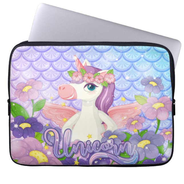 Unicorn Laptop sleeve (Framsidan)