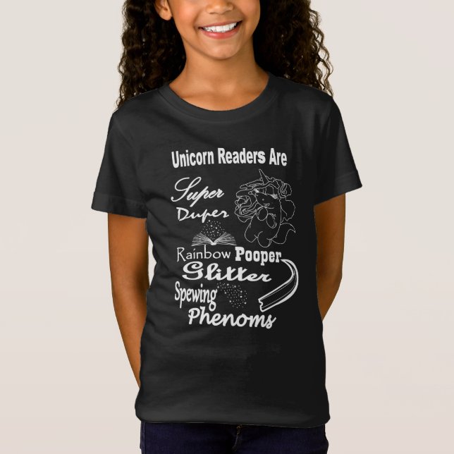Unicorn-läsare är Toppen.. Youth Tee - WL (Framsida)
