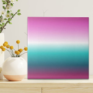 Unicorn lavender teal ombre turcoise sjöjungfru kakelplatta