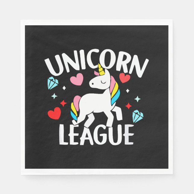 Unicorn League Pappersservett (Framsidan)