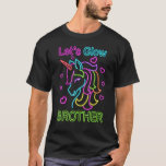Unicorn Let S Glow Crazy Brother Bro Birthday Part T Shirt<br><div class="desc">Unicorn Let S Glow Crazy Brother Bro Födelsedagsfest Boy Manar</div>