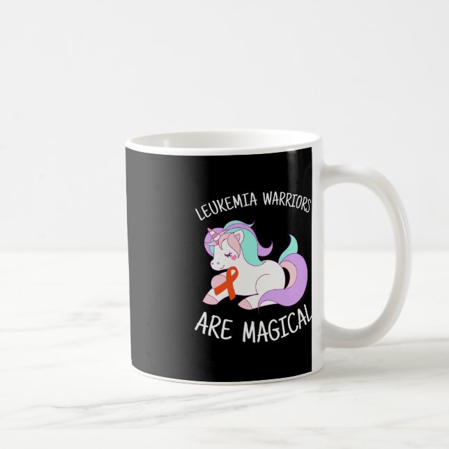 Unicorn Leukemia Awareness Gift Kaffemugg (Höger)