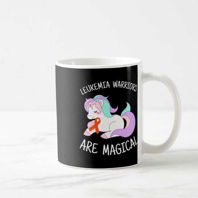 Unicorn Leukemia Awareness Gift Kaffemugg (Höger)
