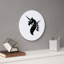 Unicorn-logotyp klocka