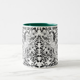 Unicorn Lore Block Print Mugg
