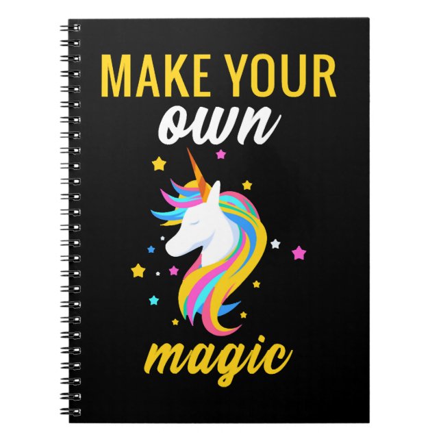 Unicorn-magi Anteckningsbok (Framsidan)