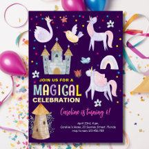 Unicorn magi firande-födelsebarn
