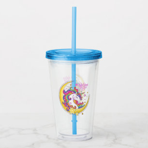 Unicorn Magic Acrylic Tumbler Take Away Mugg