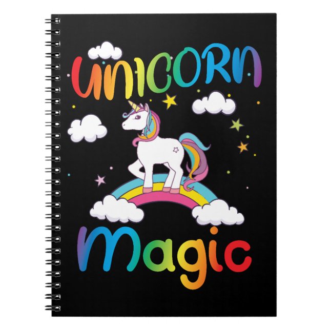 Unicorn Magic Anteckningsbok (Framsidan)