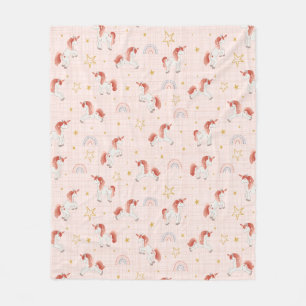 Unicorn Magic Baby Blanket Fleecefilt