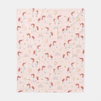 Unicorn Magic Baby Blanket Fleecefilt