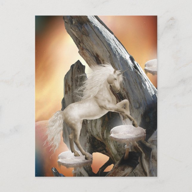 Unicorn Magic Beauty-vykort Vykort (Framsida)