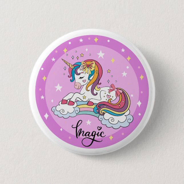 Unicorn Magic Button Knapp (Framsida)