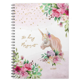 Unicorn Magic CreatGirl Daily Diary Anteckningsbok