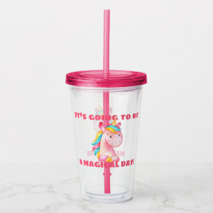 Unicorn Magic Day Personlig Take Away Mugg
