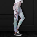 Unicorn Magic | Färg Pastel Fantasy Watercolor Leggings<br><div class="desc">#unicornios Allt är möjligt när man tror på den vackra, stora och mystiska enhörningen! Elegant violett lila-enhörn med flytande mane ställs mot en mjuk brushstroke i feminin-pastellform i dammiga pastellskuggor av rosa, blått, grönt och lila. Den här handmålade vattenfärgen lägger till en popo av färg och stil perfekt för diva...</div>