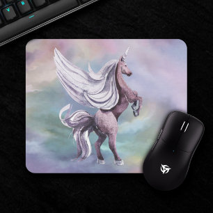 Unicorn Magic Färg Pastel Fantasy Watercolor Musmatta