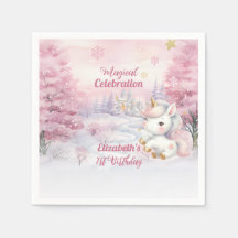 Unicorn Magic Firande 1:a födelsedagen Party