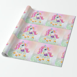 Unicorn Magic-hästar Magic Unicorns flyger Presentpapper