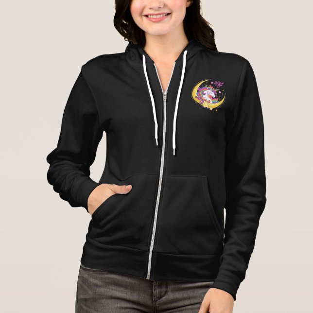 Unicorn Magic Hoodie #2 T Shirt (Framsida)