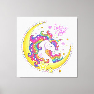 Unicorn Magic Kanvastryck