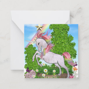 Unicorn Magic Note Card Anteckningskort