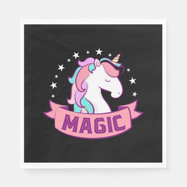 UNICORN MAGIC PAPPERSSERVETT (Framsidan)