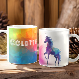 Unicorn Magic - Personlig Kaffemugg