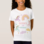 Unicorn Magic Rainbow Firande Girl Birthday T Shirt<br><div class="desc">Unicorn Birthday kallade party för din perfekt firande. Se matchningssamlingen för alla objekt som vi har tillgängliga.</div>
