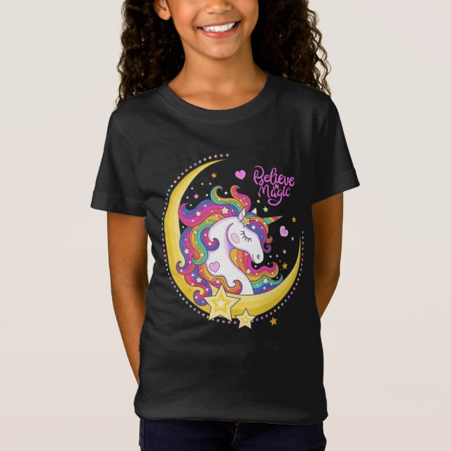 Unicorn Magic Shirt #3 T Shirt (Framsida)