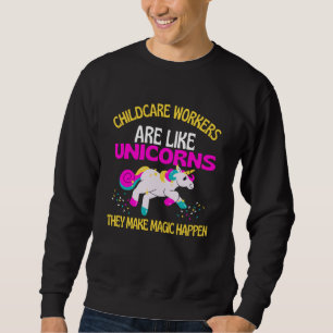 Unicorn, Magic Unicorn Child Lång Ärmad Tröja