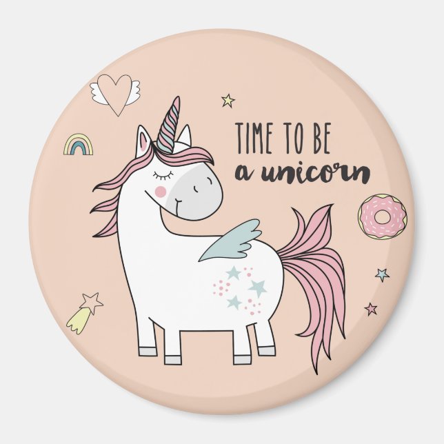 Unicorn Magnet (Framsidan)
