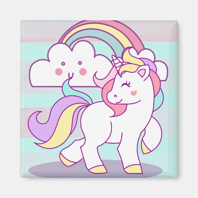 Unicorn Magnet (Framsidan)