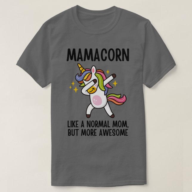Unicorn Mamma 9 T Shirt (Design framsida)