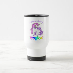 Unicorn Mamma A Mammor Kärlek är magiskt Resemugg