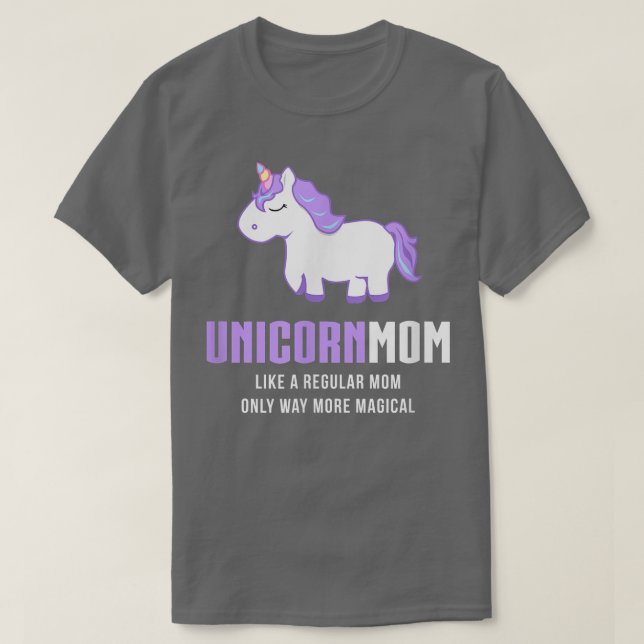 Unicorn Mamma , Ljuny Cute Magic Gift T Shirt (Design framsida)