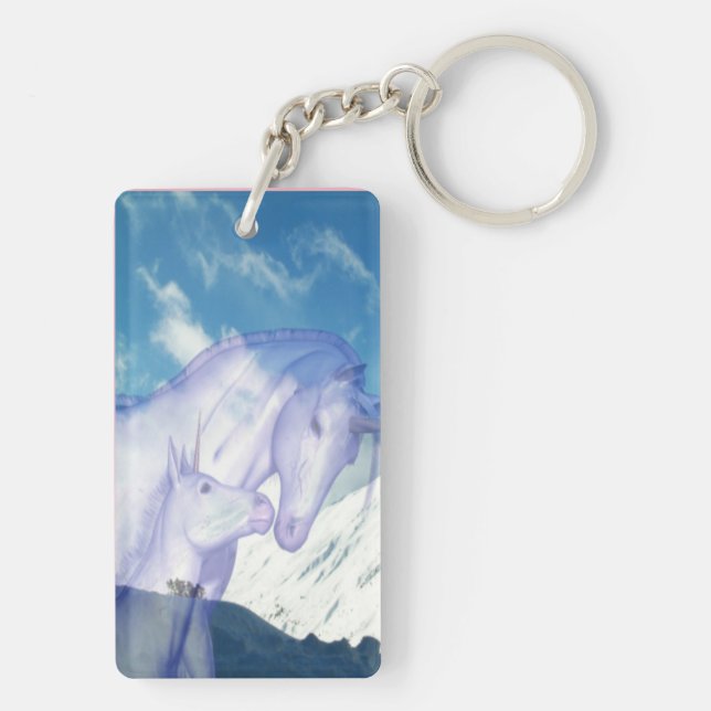 Unicorn Mamma och Baby (Baksidan)