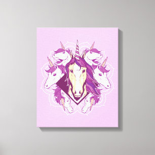 Unicorn Mandala Canvastryck