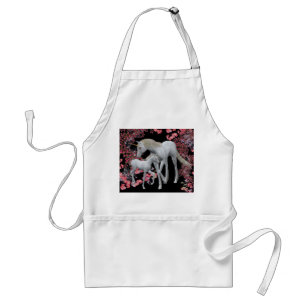 Unicorn Mare and Baby Fantasy Apron Förkläde