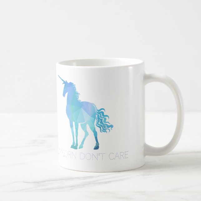 Unicorn med ändringsbar text kaffemugg (Höger)