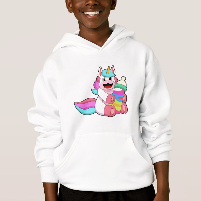 Unicorn med Baby flaska.PNG T Shirt (Framsida)