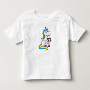 Unicorn med Bubble Tea T Shirt