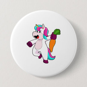 Unicorn med Carrot Knapp