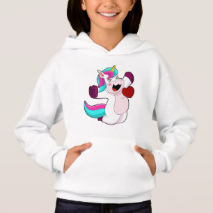 Unicorn med hjärta t shirt