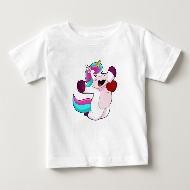 Unicorn med hjärta t shirt (Framsida)