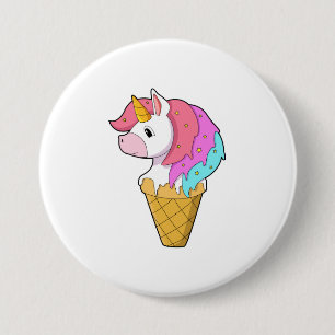 Unicorn med Ice-grädde Knapp